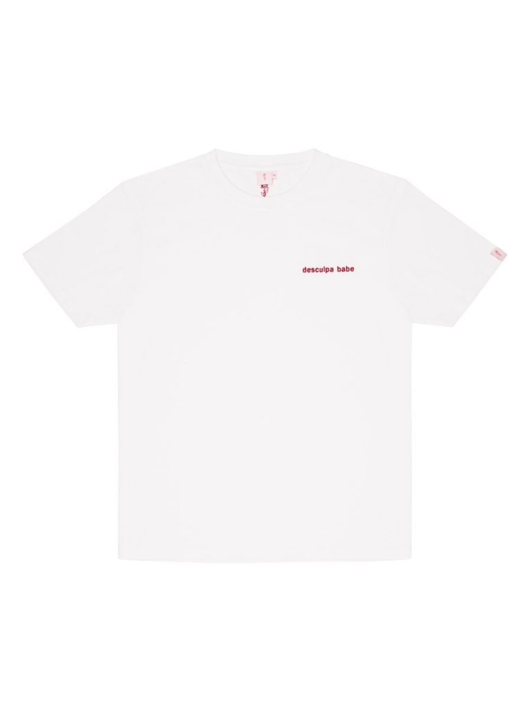 T-shirt Clássica desculpa babe Branca